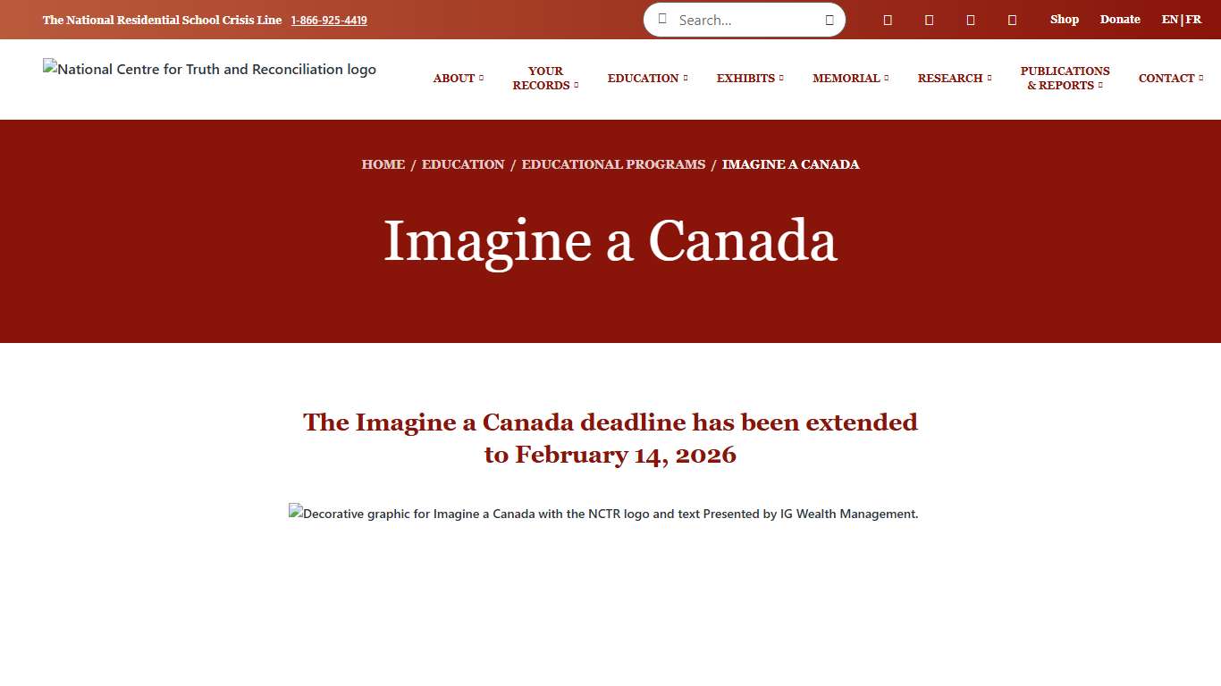 Imagine a Canada - NCTR